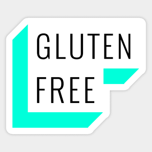 3D Gluten Free Sticker